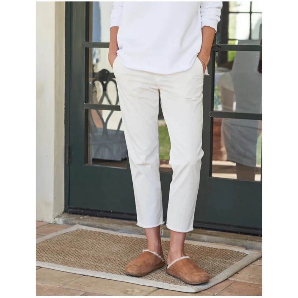 Frank & Eileen Wicklow The Italian Chino In Chalk Size 4